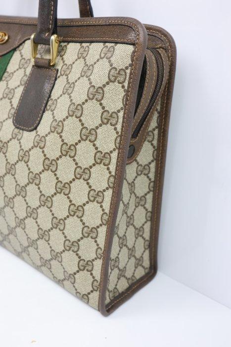 Gucci - GG PVC briefcase - Porte-documents, Handtassen en Accessoires, Tassen | Damestassen