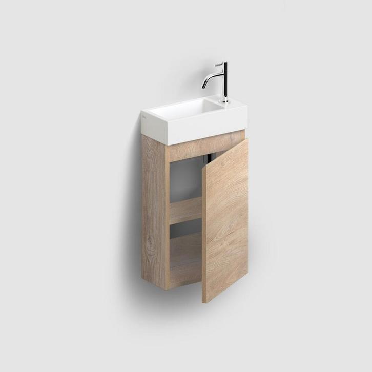 Fonteinkast Clou Flush 3 Met Deur 36 cm Grieks Eikenhoutlook, Doe-het-zelf en Bouw, Sanitair, Bad, Nieuw, Ophalen of Verzenden