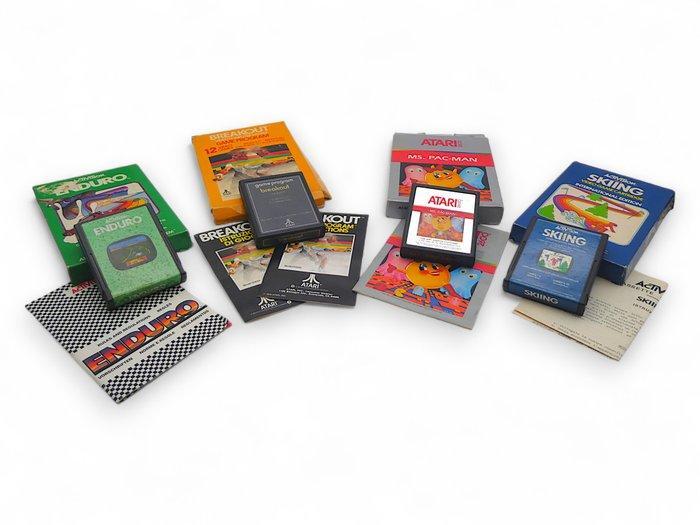 Atari, ActVision - 2600 VCS - 4x Space Videogame: Skiing,, Games en Spelcomputers, Spelcomputers | Overige Accessoires