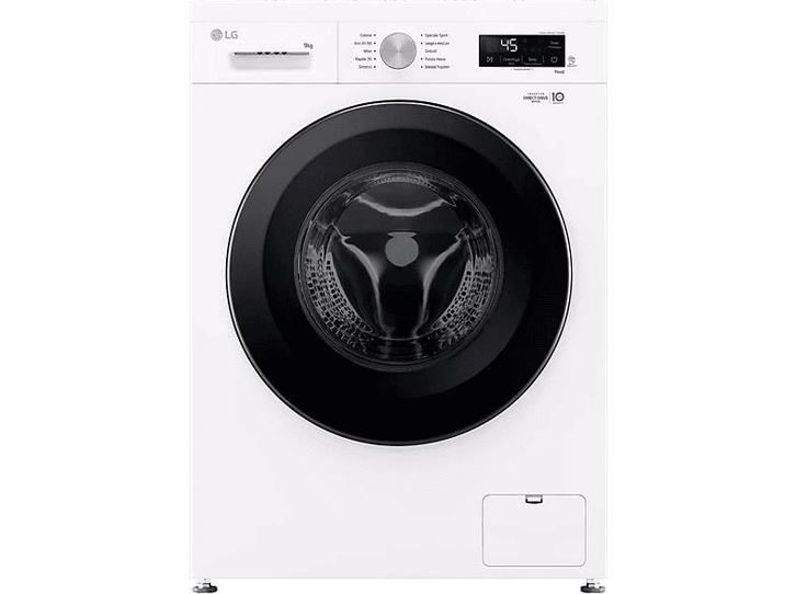 LG - Wasmachine Voorlader - 9 kg - Wit, Elektronische apparatuur, Wasmachines, 95 cm of meer, Nieuw, Voorlader, Energieklasse A of zuiniger