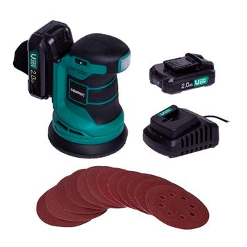 Accu schuurmachine 20V - Ø125mm – 2.0Ah | Incl. 2 accu’s &, Verzenden