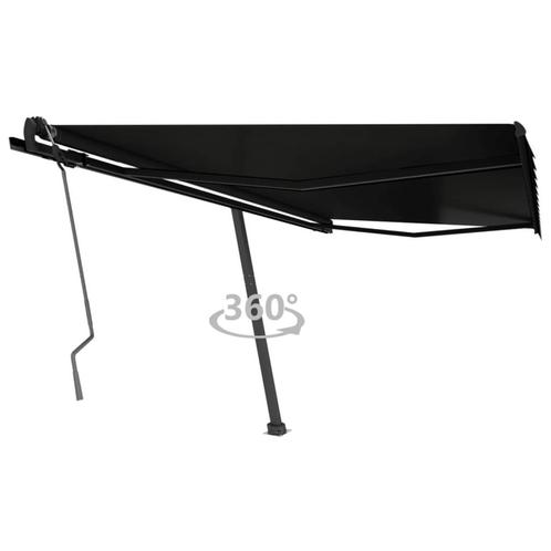 vidaXL Luifel vrijstaand handmatig uittrekbaar 400x350 cm, Tuin en Terras, Zonneschermen, Nieuw, Verzenden
