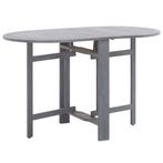 vidaXL Tuintafel 120x70x74 cm massief acaciahout grijs, Tuin en Terras, Tuintafels, Verzenden, Nieuw