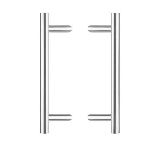 Deurgrepen set T-schuin 300mm geborsteld RVS, Doe-het-zelf en Bouw, Hang- en Sluitwerk, Schuif of Grendel, Nieuw, Ophalen of Verzenden