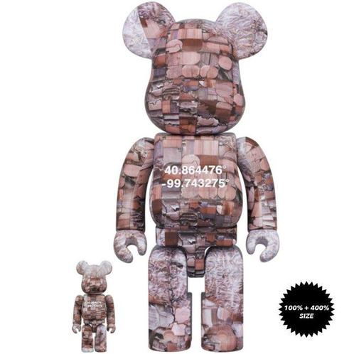 Medicom Toy Be@rbrick - 400% & 100% Bearbrick set - Nebraska, Antiek en Kunst, Kunst | Schilderijen | Modern