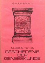 Inleiding tot de geschiedenis der geneeskunde 9789062039234, Boeken, Verzenden, Gelezen, Lindeboom