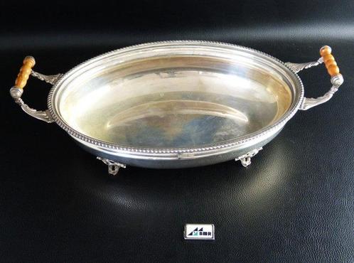 Plat de service - Servierschale, Servierpfanne - oval -, Antiek en Kunst, Antiek | Zilver en Goud