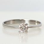 Zonder Minimumprijs - Ring - 18 karaat Witgoud -  0.27ct., Handtassen en Accessoires, Nieuw