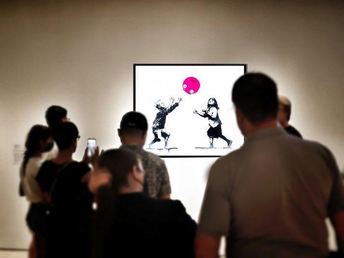 Utopia - No Ball Games... opss!!! Bubble, Antiek en Kunst, Kunst | Schilderijen | Modern