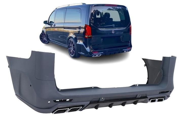 Achterbumper | Mercedes-Benz | V-klasse 2014-2021 5d bus W44, Auto-onderdelen, Carrosserie, Nieuw, Mercedes-Benz, Verzenden