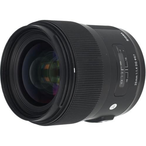 Sigma 35mm F/1.4 ART DG HSM Nikon FX occasion, Audio, Tv en Foto, Foto | Lenzen en Objectieven, Zo goed als nieuw, Verzenden