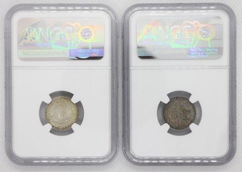 België. 50 Cents 1909 and 1914 (Zonder Minimumprijs), Postzegels en Munten, Munten | Nederland