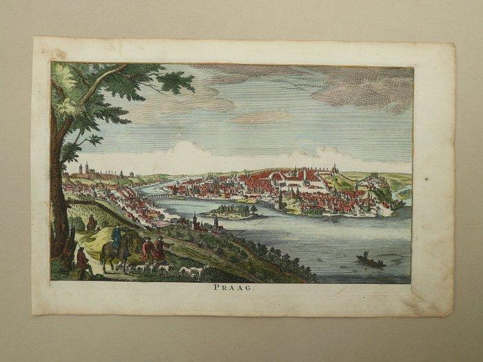 Tsjechië - Praha / Prag; David Weege - Praag. - 1751-1760, Boeken, Atlassen en Landkaarten