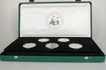 Monde. WWF 25th Anniversary complete coin collection - 1986