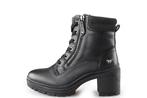 Mustang Veterboots in maat 38 Zwart | 5% extra korting, Verzenden, Zwart, Overige typen, Zo goed als nieuw