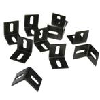 NIEUW - Set van 10 ophanghaken zwart, Nieuw, Verzenden