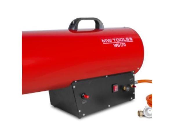 Veiling - MW Tools warmeluchtblazer op propaangas 30-50kW, Maison & Meubles, Poêles