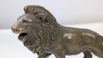Beeld, Mooi beeld Leeuw - 28 cm - Brons