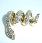 Hanger - 14 karaat Geel goud -  3.84ct. tw. Diamant