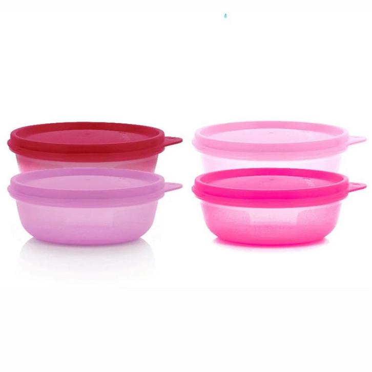 Tupperware 4 Ruimtekommen 300 ml Roze, Huis en Inrichting, Keuken | Tupperware, Nieuw, Verzenden