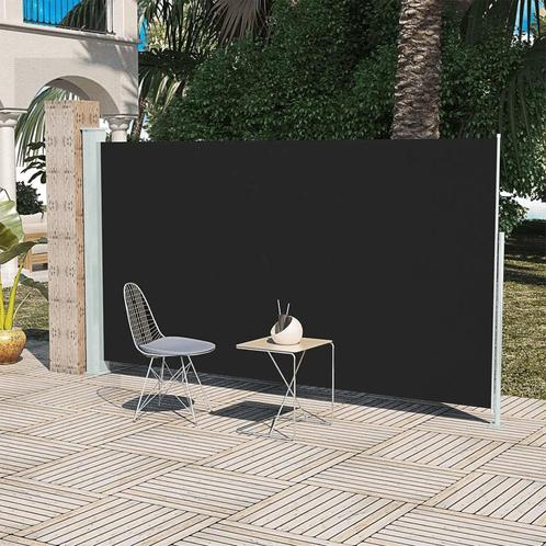 vidaXL Auvent latéral de patio 160x300 cm Noir, Jardin & Terrasse, Parasols, Neuf, Envoi