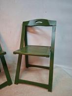 Klapstoel - Hout - Twee klapstoelen groen