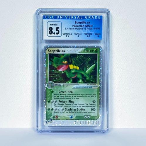 Sceptile EX - EX Team Magma vs Aqua 93/95 Graded card - CGC, Hobby en Vrije tijd, Verzamelkaartspellen | Pokémon