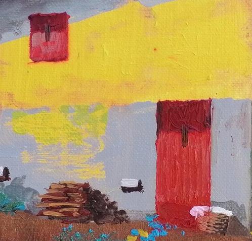 Guido Borelli - due piccoli rossi, Antiek en Kunst, Kunst | Schilderijen | Modern
