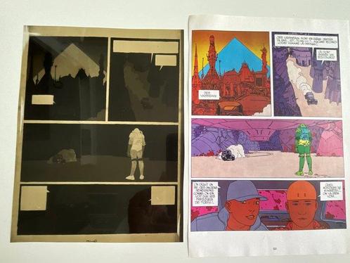 Moebius - Film d’impression originale couleur - Sur l, Boeken, Strips | Comics