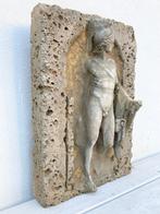 Figure - Apollo su marmo verde - Apollo belvédère sur Marbre, Antiek en Kunst, Curiosa en Brocante