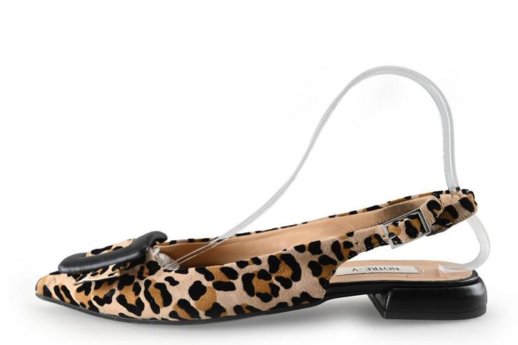 Notre-V Slingbacks in maat 39 Panter | 5% korting, Kleding | Dames, Schoenen, Overige kleuren, Gedragen, Verzenden