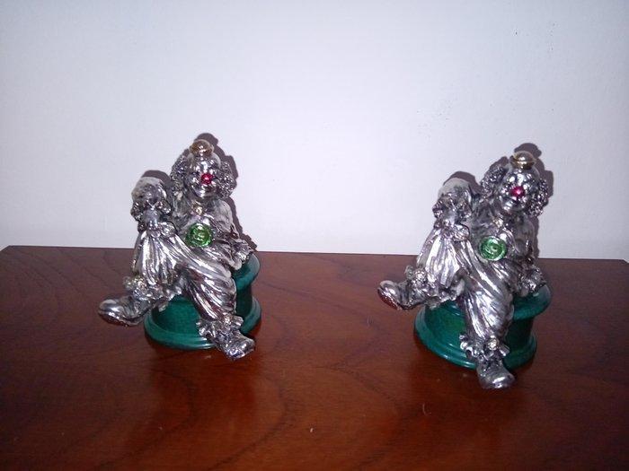 art - Sieradendoos (2) - Metaal - Vintage juwelenkist, Antiek en Kunst, Curiosa en Brocante