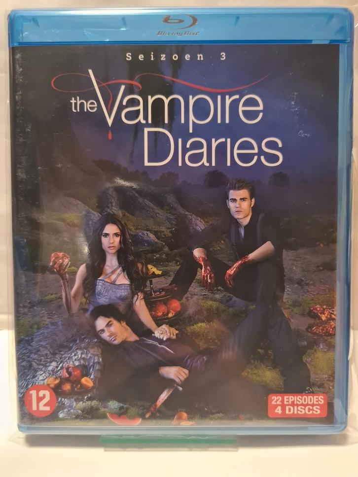 THE VAMPIRE DIARIES SEASON 3 (BLURAY), Cd's en Dvd's, Blu-ray, Gebruikt