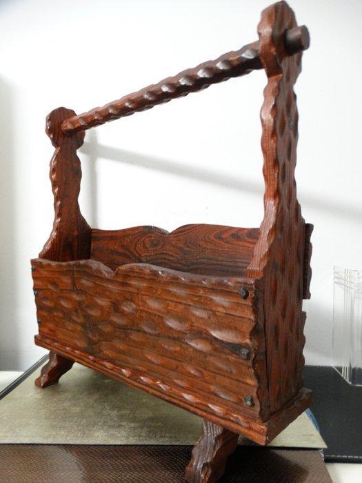 Support - Bois - Meuble de lecture brutaliste, Antiquités & Art, Antiquités | Meubles | Chaises & Canapés