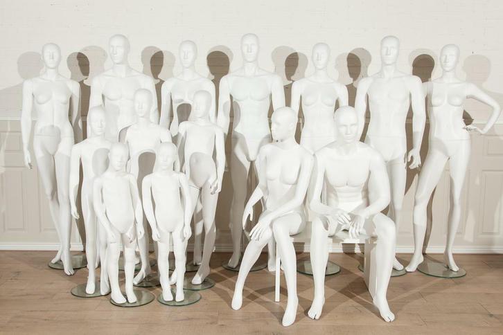 *TIP*  16x abstracte etalagepoppen etalagefiguren van merk, Zakelijke goederen, Kantoor en Winkelinrichting | Winkel en Inventaris