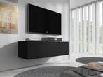 TV-Meubel - Zwevend - Mat zwart - 100x30x40 cm