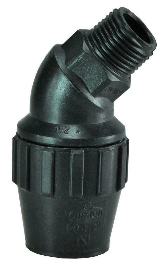 Tyleenkoppeling knie 45 graden 32 x 1 buiteni., Doe-het-zelf en Bouw, IJzerwaren en Bevestigingsmiddelen, Ophalen of Verzenden