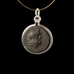 Oud-Grieks Coin pendant, oud-Griekse munt Zeus en de