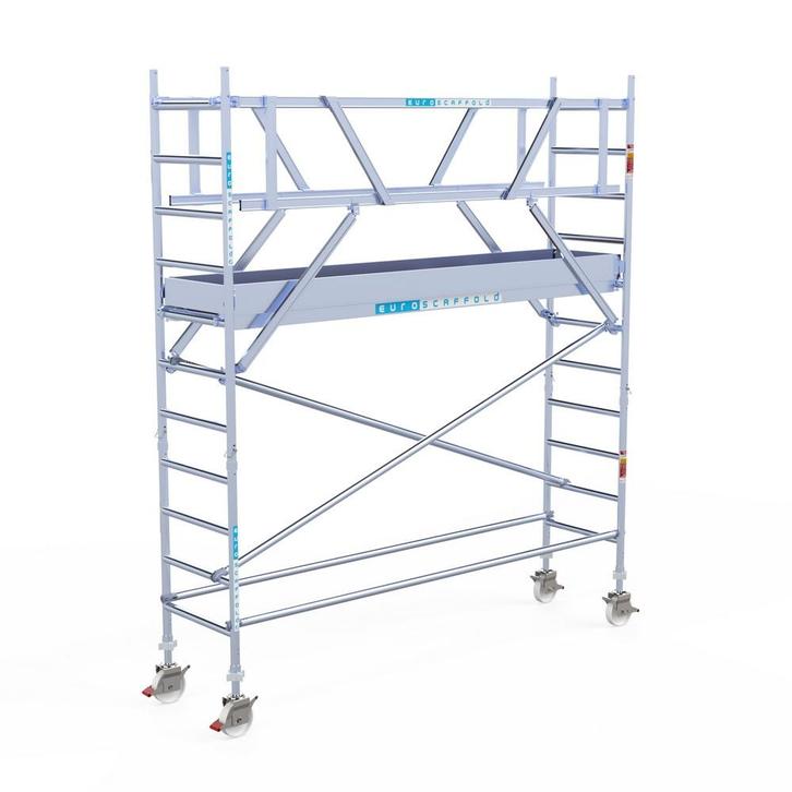 Rolsteiger Professional 75x305 4,2m werkhoogte vrijstaand, Doe-het-zelf en Bouw, Steigers, Rolsteiger of Kamersteiger, Nieuw, 2 tot 5 meter