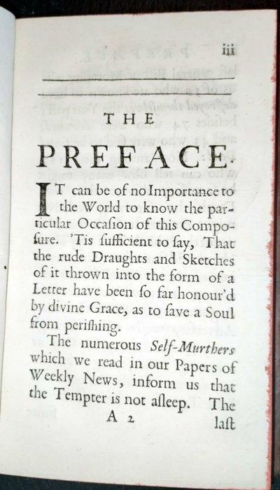 Isaac Watts - A defense against the temptation to, Antiek en Kunst, Antiek | Boeken en Manuscripten
