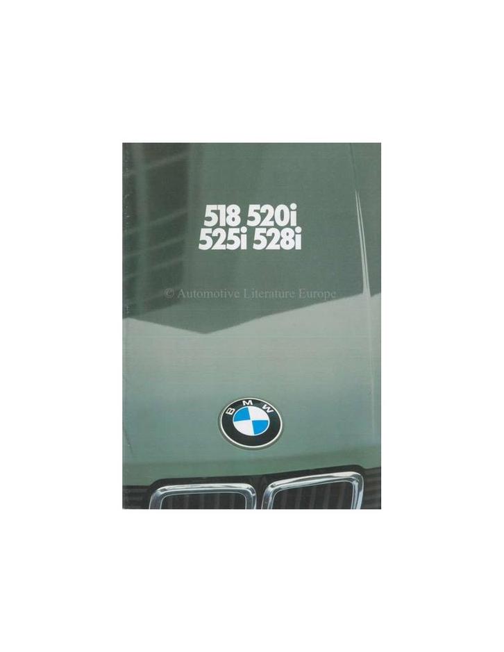 1982 BMW 5 SERIE BROCHURE NEDERLANDS, Livres, Autos | Brochures & Magazines