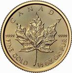 1/4 Ounce - Goud .999 - 2025 - Mapple Leaf fine gold, Postzegels en Munten, Edelmetalen en Baren