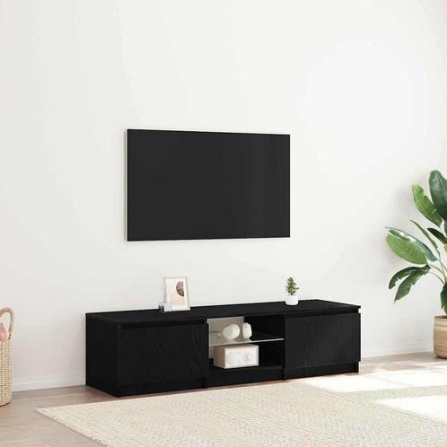 vidaXL TV Kast Zwart 140 x 40 x 35.5 cm Bewerkt hout, Huis en Inrichting, Kasten |Televisiemeubels, Nieuw, Verzenden