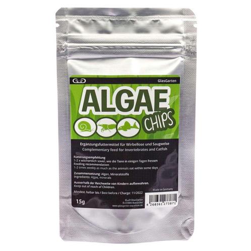 GlasGarten Algae Chips 15 g, Animaux & Accessoires, Poissons | Aquariums & Accessoires, Envoi