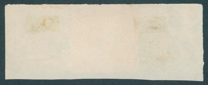 Baden 1853/1858 - extreem zeldzame 3-kleurenfrankering van, Timbres & Monnaies, Timbres | Europe | Allemagne