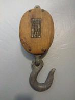 Maritieme objecten - Katrollen, takel van hout en metaal-