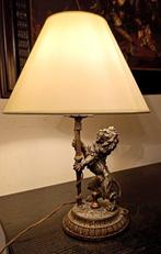 Il leone Rampante, 35 cm - Tafellamp - Legering