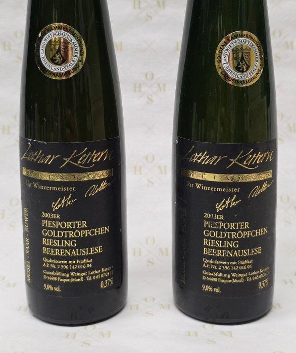2003 Weingut Lothar Kettern, BA - Piesporter Goldtröpfchen, Verzamelen, Wijnen