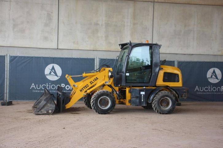 Veiling: Wiellader Hytec ZL18A Diesel 36.8kW 2020, Articles professionnels, Machines & Construction | Grues & Excavatrices, Enlèvement