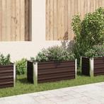 vidaXL Plantenbak verhoogd 100x40x45 cm gegalvaniseerd staal, Tuin en Terras, Verzenden, Nieuw